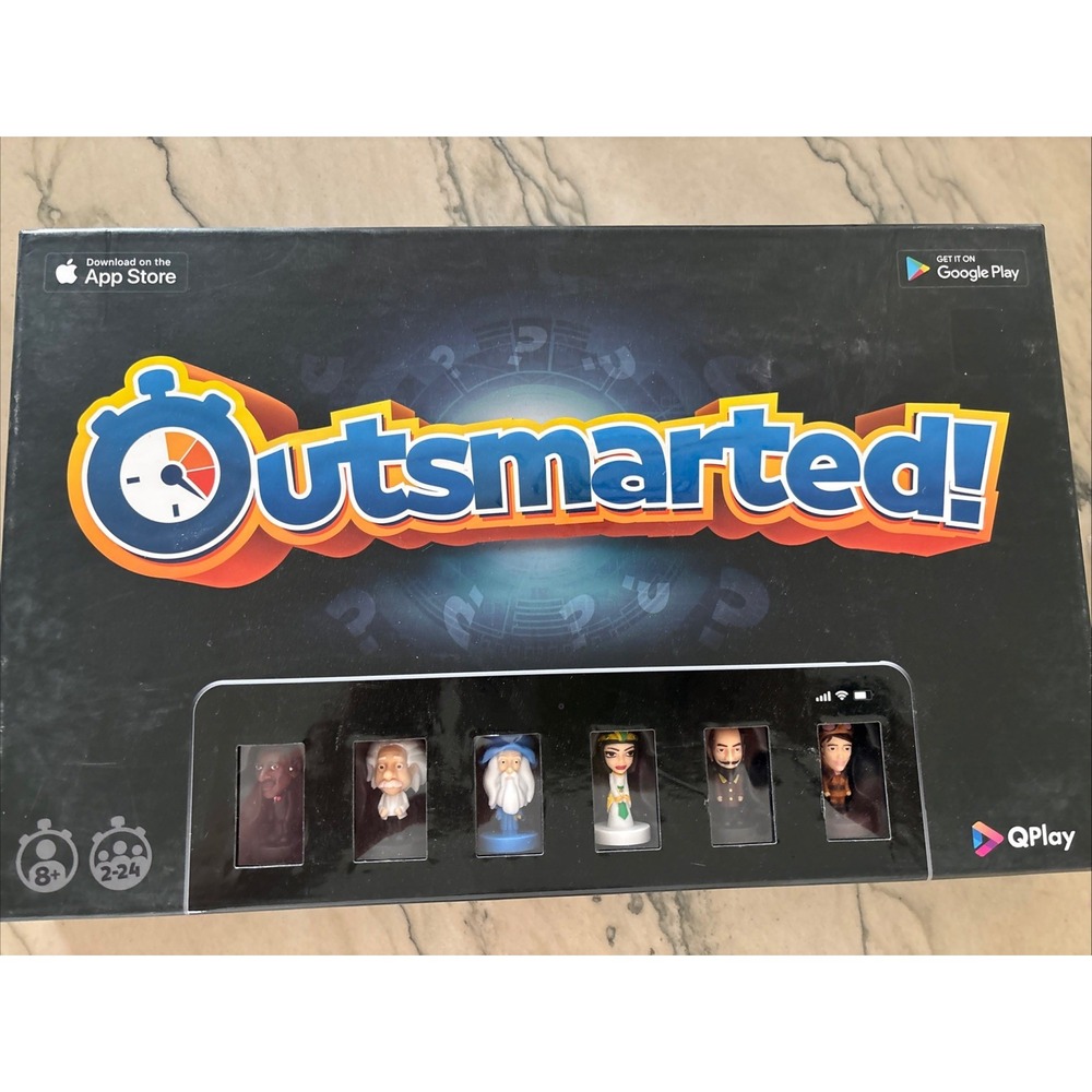 OUTSMARTED! The Live Family Quiz Show Board Game | Ages 8+ Qplay - NEW